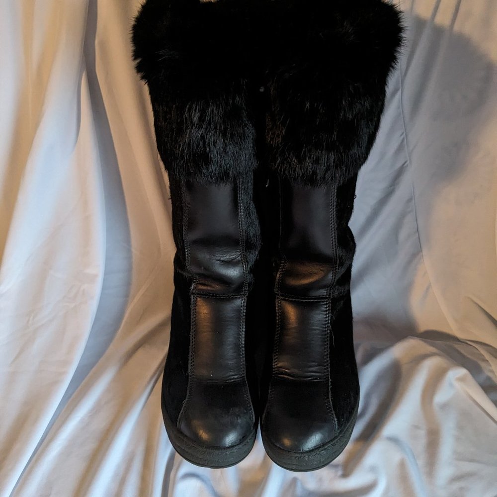 Pajar (Made in Italy) - Genuine fur - Black/Size 36/5.5 - 6